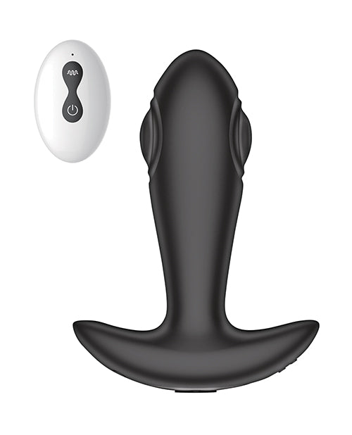Atomic Tapping Anal Plug w/Remote Control - Black