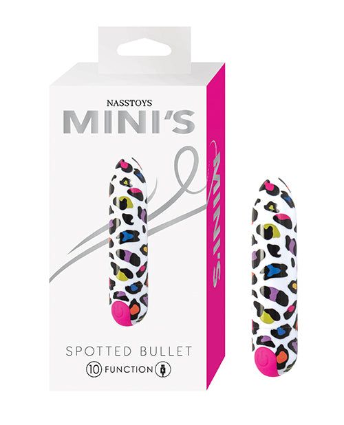 Nasstoys Mini's Spotted Bullet - White