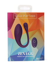Wild Pop Vibe Zen Egg w/Remote - Purple