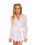 Provence Short Robe - White S/M