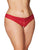 Crotchless Thong w/Pearls Red 1X/2X