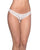 Crotchless Thong w/Pearls White O/S