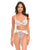 Elena Floral Embroidered 2 pc Set w/Skirted Bottom - White SM