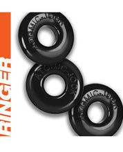 Oxballs Ringer Donut 1 - Black Pack of 3