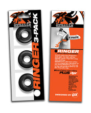 Oxballs Ringer Donut 1 - Black Pack of 3
