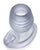 Oxballs Glowhole 1 Hollow Buttplug w/LED Insert Small - Clear