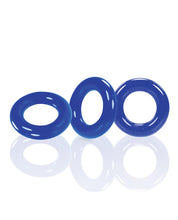 Oxballs Willy Rings - Blue Pack of 3