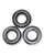 Oxballs Fat Willy 3 Pack Jumbo Cock Rings - Steel