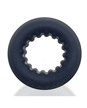 Oxballs Axis Rib Griphold Cockring - Black Ice