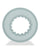Oxballs Axis Rib Griphold Cockring - Clear Ice