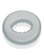 Oxballs Axis Rib Griphold Cockring - Clear Ice