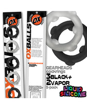 Oxballs Gearheads 5 Pack Spinner Rings - Black/Vapor