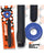 Oxballs Oxshot 6' Silicone Butt Nozzle w/Flex Cockring - Black/Blue