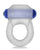 Hunky Junk Revring Cock Ring w/Vibe - Clear w/Blue Vibe