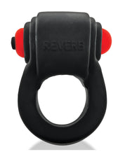 Hunky Junk Revring Cock Ring w/Vibe - Tar w/Red Vibe