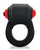 Hunky Junk Revring Cock Ring w/Vibe - Tar w/Red Vibe