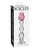 Icicles No. 12 Hand Blown Glass Massager - Clear w/Rose Tip