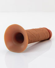 Fantasy X-Tensions Elite 8" Silicone Hollow Strap-on w/Harness - Brown