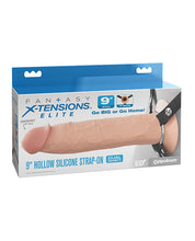 Fantasy X-Tensions Elite 9' Silicone Hallow Strap-On Dual Density - Light