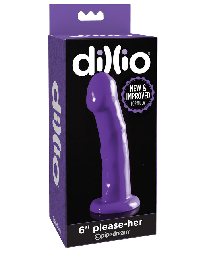 Dillio 6" Please Her - Purple