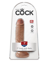 King Cock 7' Cock w/Balls - Tan