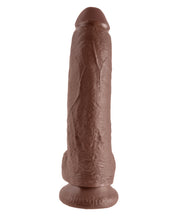 King Cock 9' Cock w/Balls - Brown