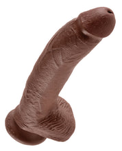 King Cock 9' Cock w/Balls - Brown