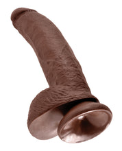 King Cock 9' Cock w/Balls - Brown