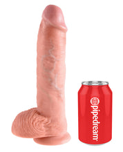 King Cock 10' Cock w/Balls - Flesh