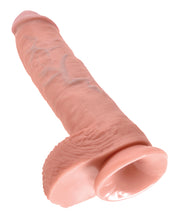 King Cock 10' Cock w/Balls - Flesh