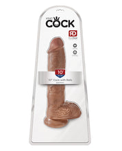 King Cock 10' Cock w/Balls - Tan