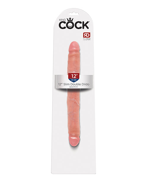 King Cock 12' Slim Double - Flesh