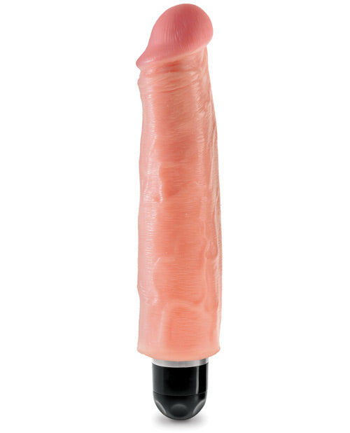 King Cock 7' Vibrating Stiffy - Flesh