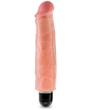 King Cock 7' Vibrating Stiffy - Flesh