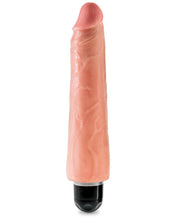 King Cock 9' Vibrating Stiffy - Flesh