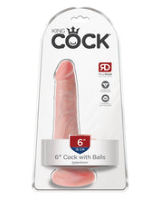 King Cock 6' Cock w/Balls - Flesh