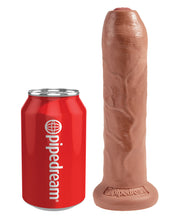 King Cock 7' Uncut Dildo - Tan