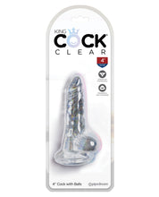 King Cock Clear 4' Cock w/Balls