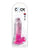 King Cock Clear 7" Cock w/Balls - Pink