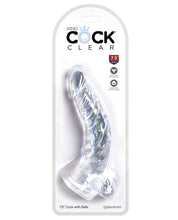 King Cock Clear 7.5' Cock w/Balls