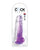 King Cock Clear 8' Cock w/Balls - Purple