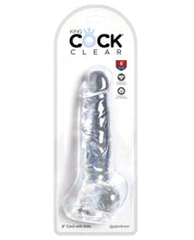 King Cock Clear 8' Cock w/Balls