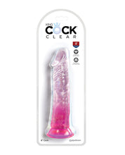 King Cock Clear 8' Cock - Pink