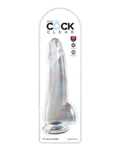 King Cock Clear 10' Cock w/Balls - Clear