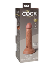 King Cock Elite 6' Dual Density Silicone Cock - Tan