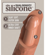 King Cock Elite 7' Dual Density Silicone Cock - Tan