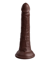 King Cock Elite 7' Dual Density Silicone Cock - Brown