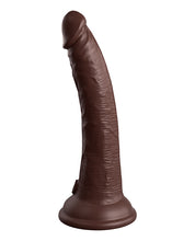 King Cock Elite 7' Dual Density Silicone Cock - Brown