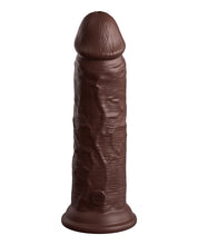 King Cock Elite 8' Dual Density Silicone Cock - Brown