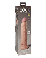King Cock Elite 9' Dual Density Silicone Cock - Light